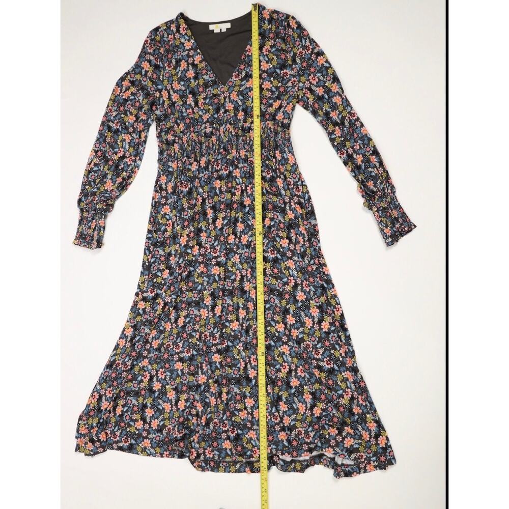 Boden Floral Smocked Maxi Dress US 8 Cottagecore Boho Anthropologie Style Maxi - Picture 10 of 13